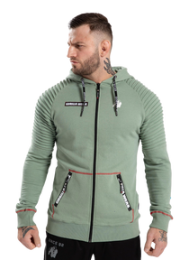 Gorilla Wear Georgia Zipped Hoodie, green bay