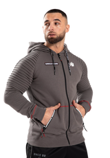 Gorilla Wear Georgia Zipped Hoodie, grey