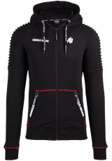 Gorilla Wear Georgia Zipped Hoodie, Svart