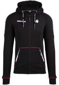 Gorilla Wear Georgia Zipped Hoodie, Svart