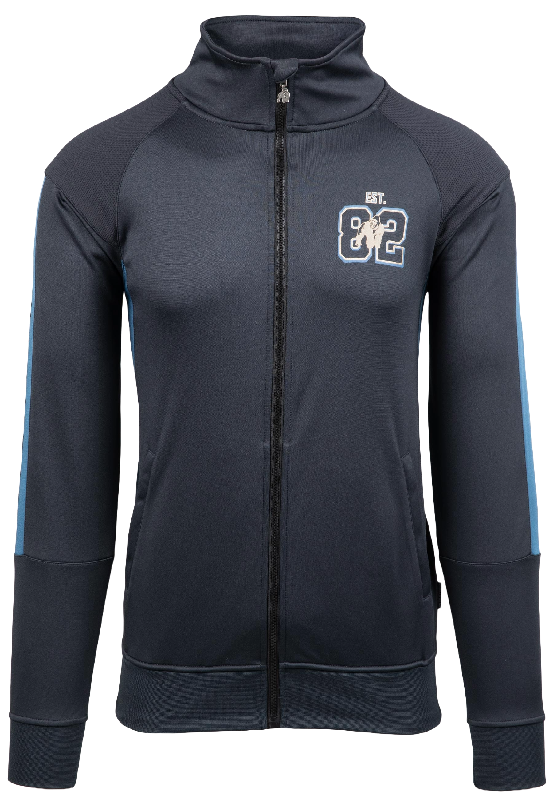 Gorilla Wear Devon Training Jacket, grey/blue