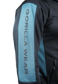 Gorilla Wear Devon Training Jacket, grey/blue