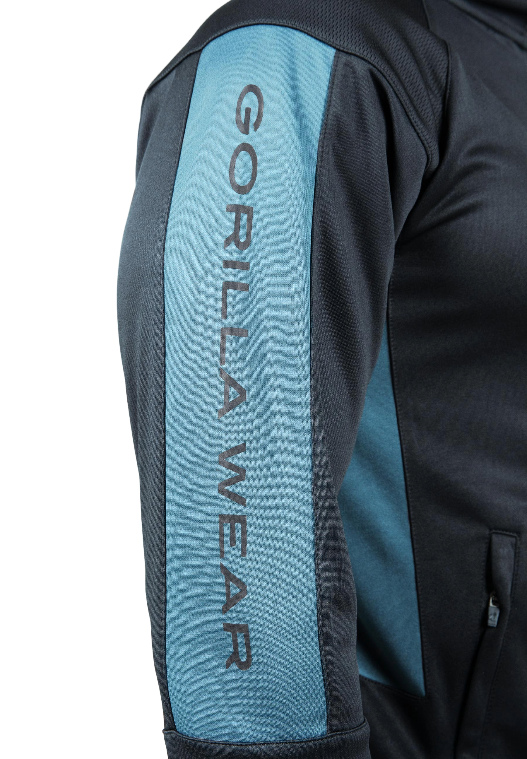 Gorilla Wear Devon Training Jacket, grey/blue