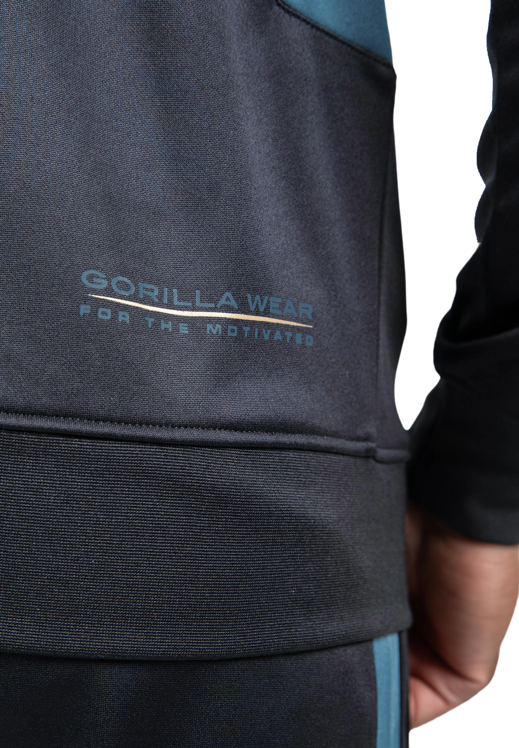 Gorilla Wear Devon Training Jacket, grey/blue