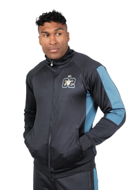 Gorilla Wear Devon Training Jacket, grey/blue