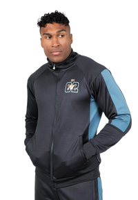 Gorilla Wear Devon Training Jacket, grey/blue