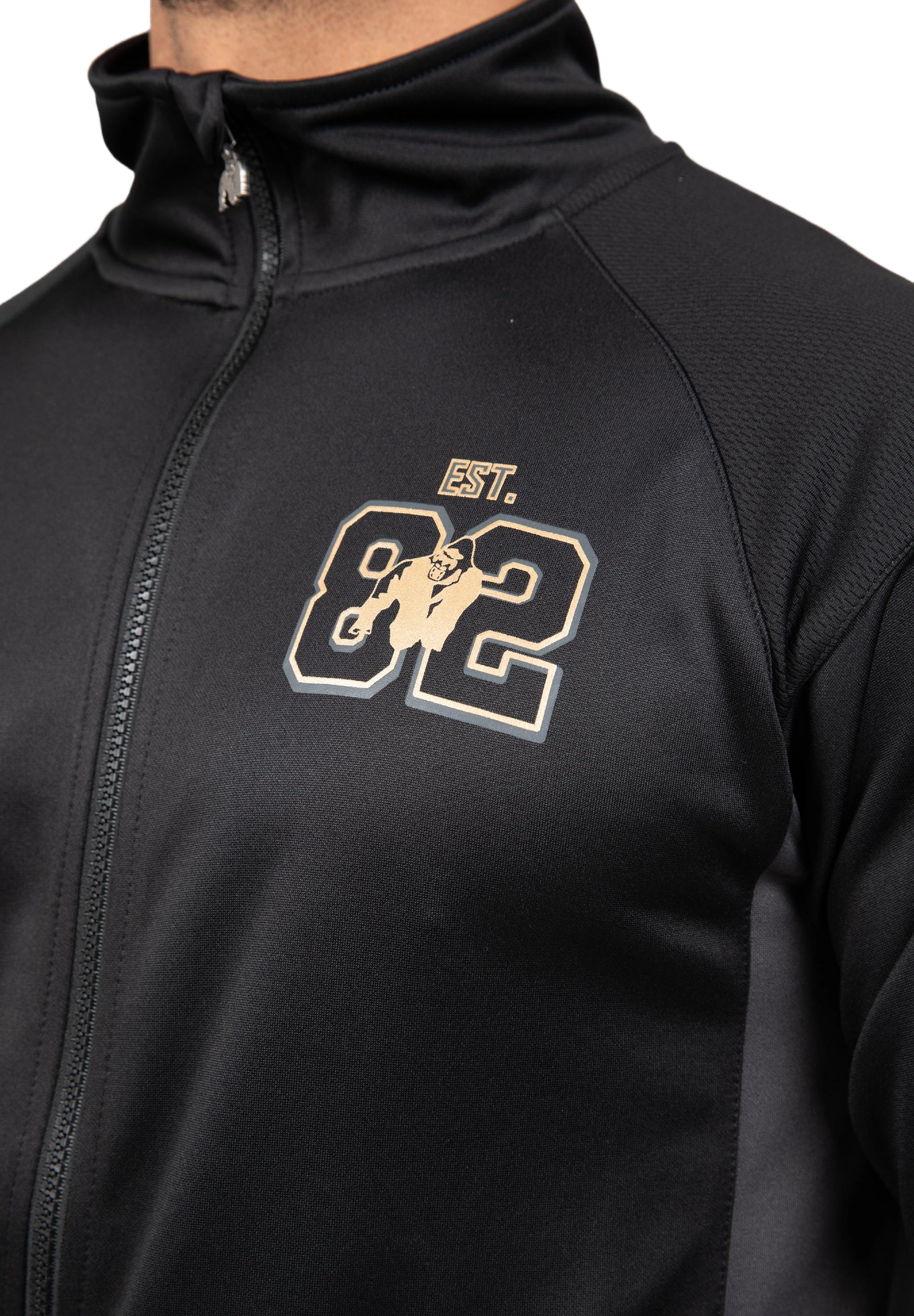 Gorilla Wear Devon Training Jacket, black/grey