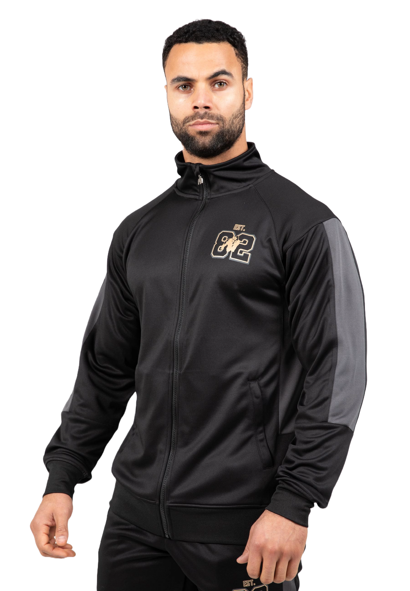 Gorilla Wear Devon Training Jacket, black/grey