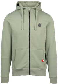 Gorilla Wear Leon Zipped Hoodie, green