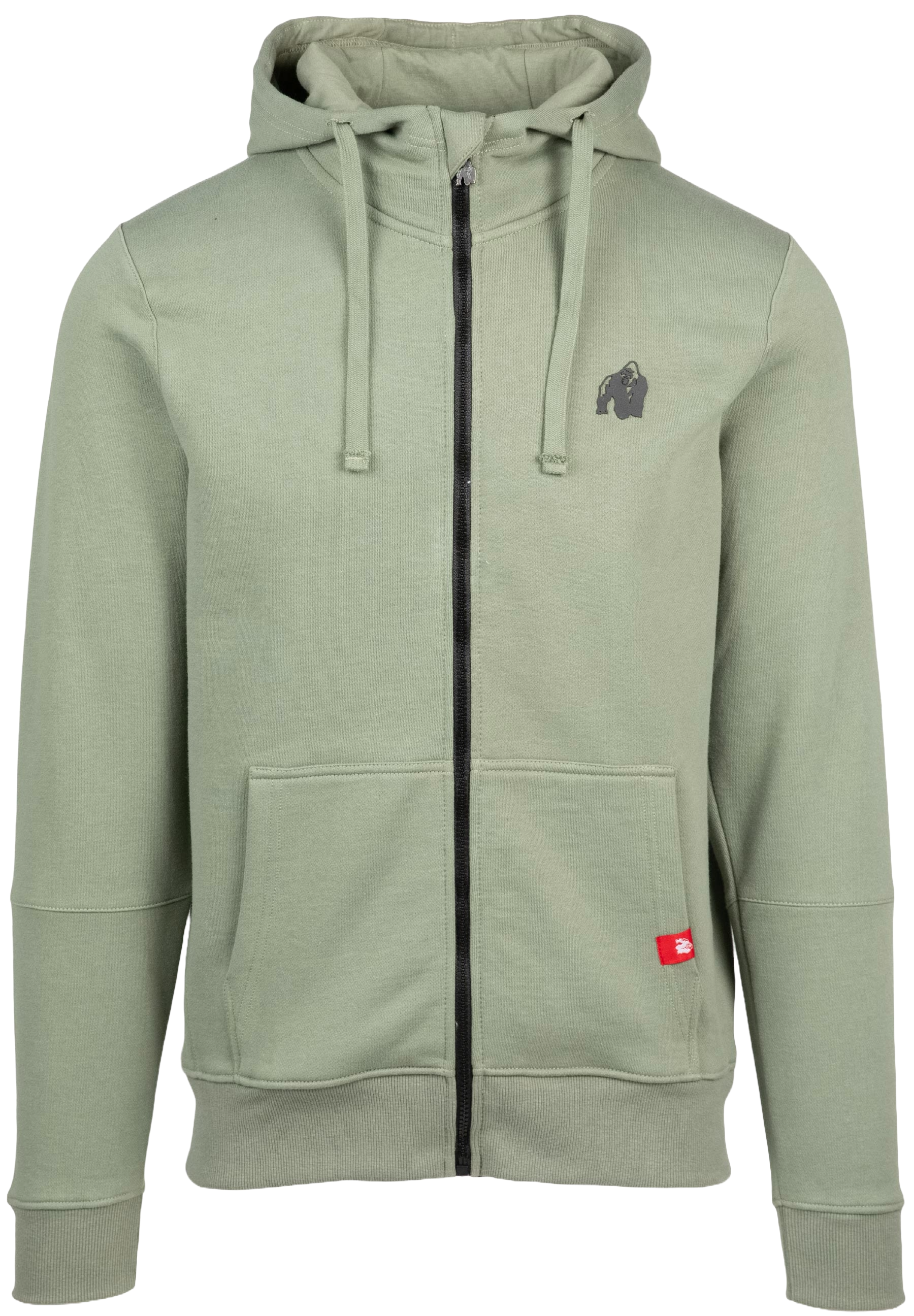 Gorilla Wear Leon Zipped Hoodie, green