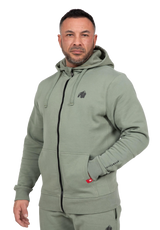 Gorilla Wear Leon Zipped Hoodie, green