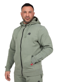 Gorilla Wear Leon Zipped Hoodie, green