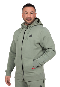 Gorilla Wear Leon Zipped Hoodie, green