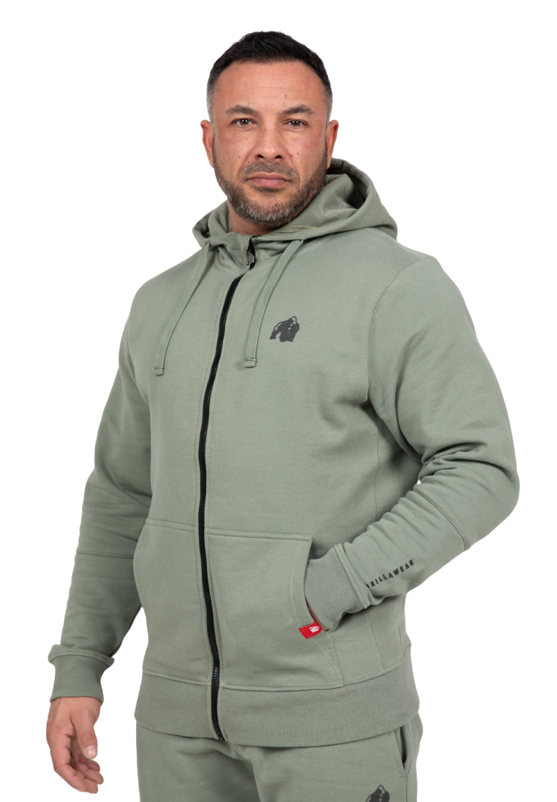 Gorilla Wear Leon Zipped Hoodie, green