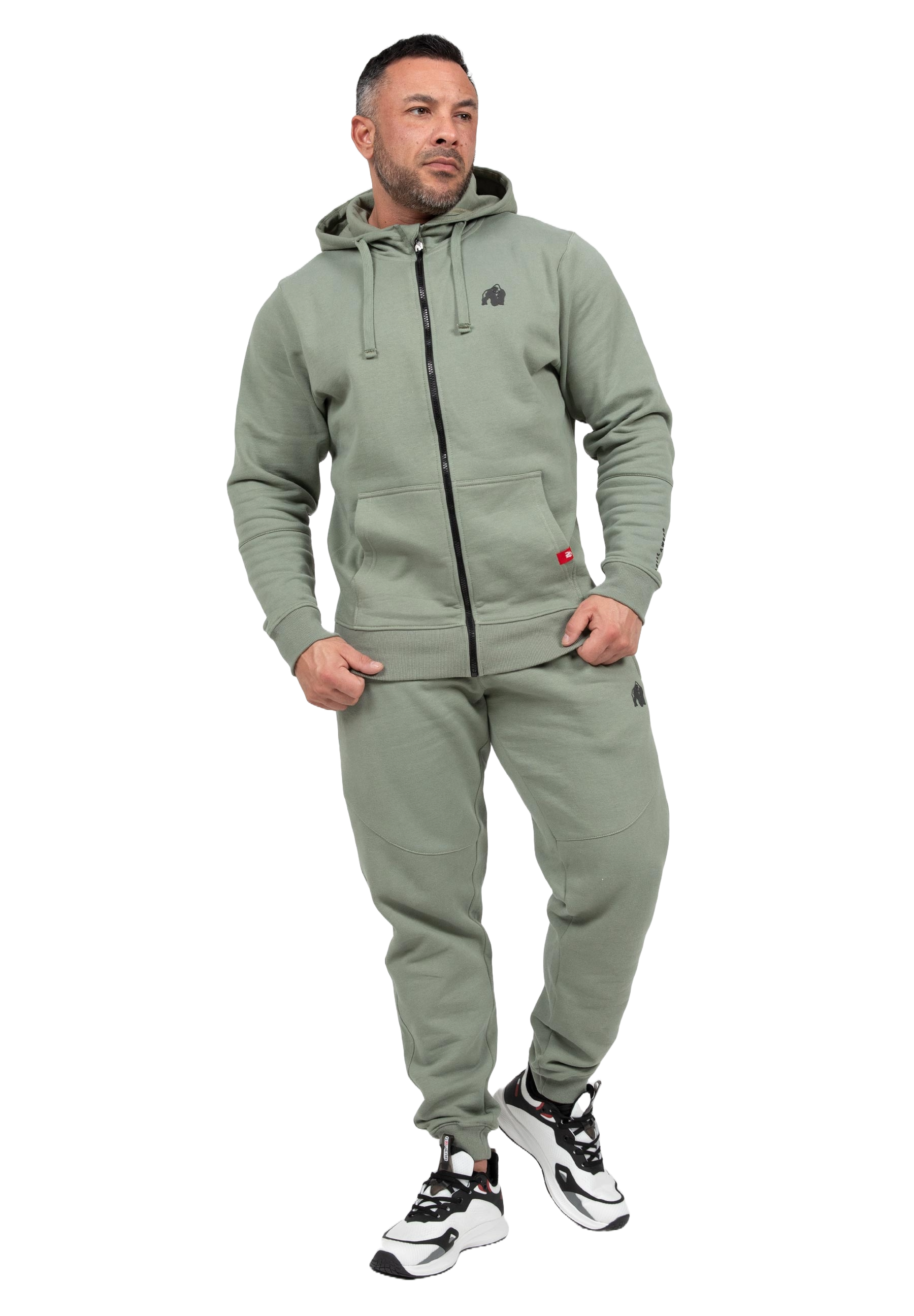 Gorilla Wear Leon Zipped Hoodie, green