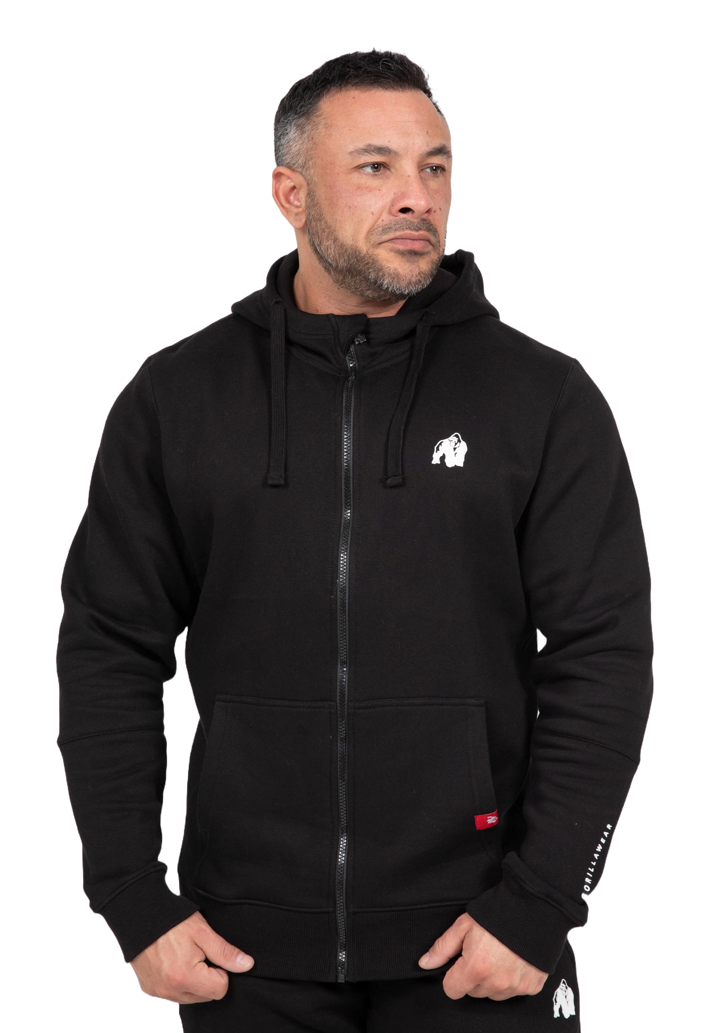 Gorilla Wear, Leon Zipped Hoodie, svart