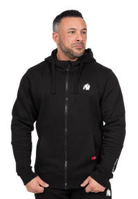 Gorilla Wear, Leon Zipped Hoodie, svart