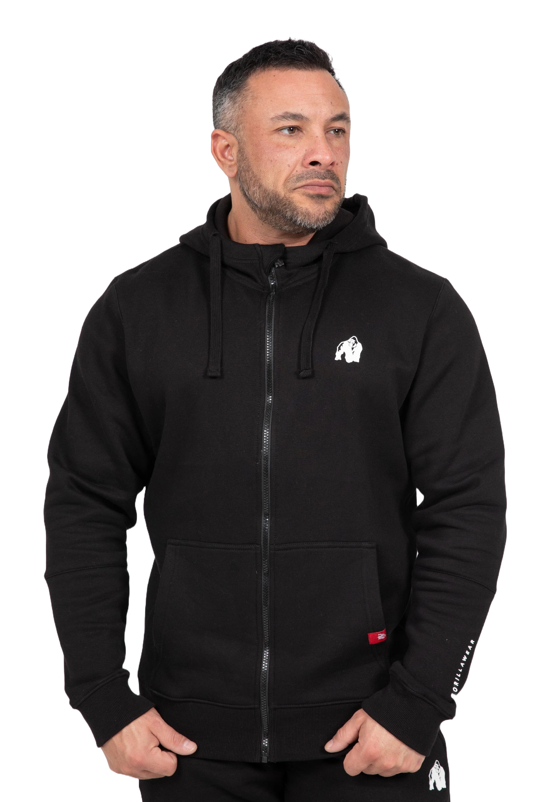 Gorilla Wear, Leon Zipped Hoodie, svart