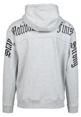 Gorilla Wear Utah Zipped Hoodie, light grey melange