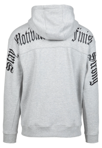 Gorilla Wear Utah Zipped Hoodie, light grey melange