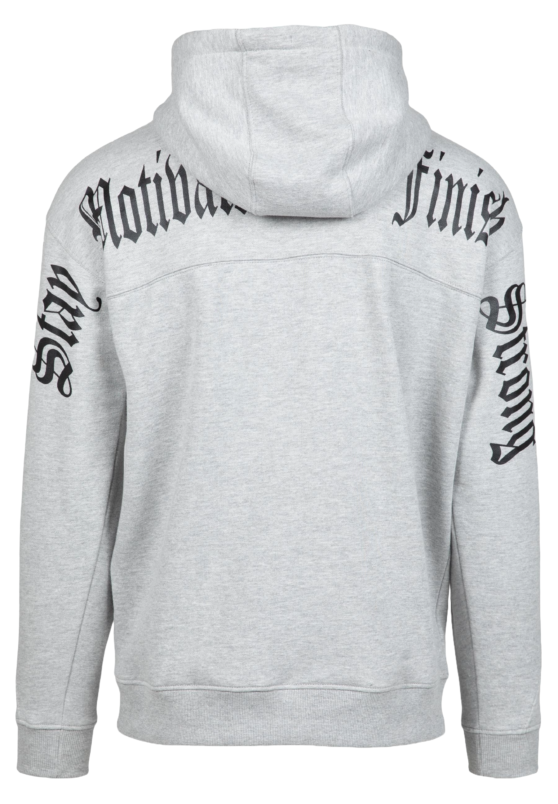 Gorilla Wear Utah Zipped Hoodie, light grey melange