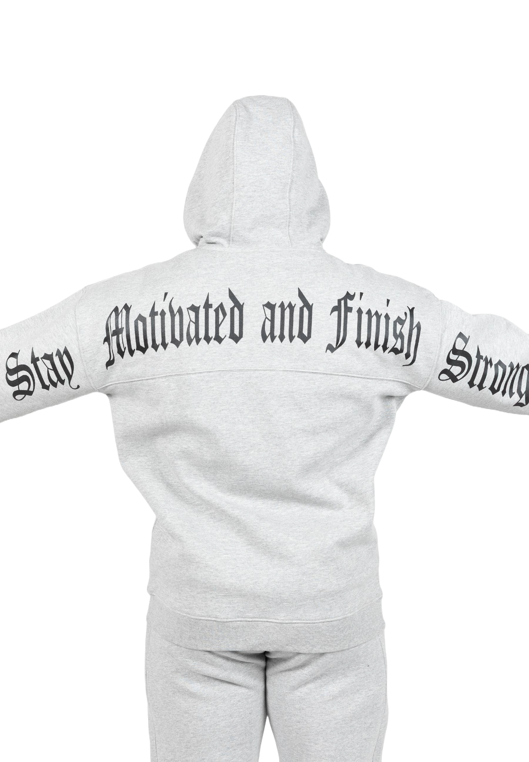 Gorilla Wear Utah Zipped Hoodie, light grey melange