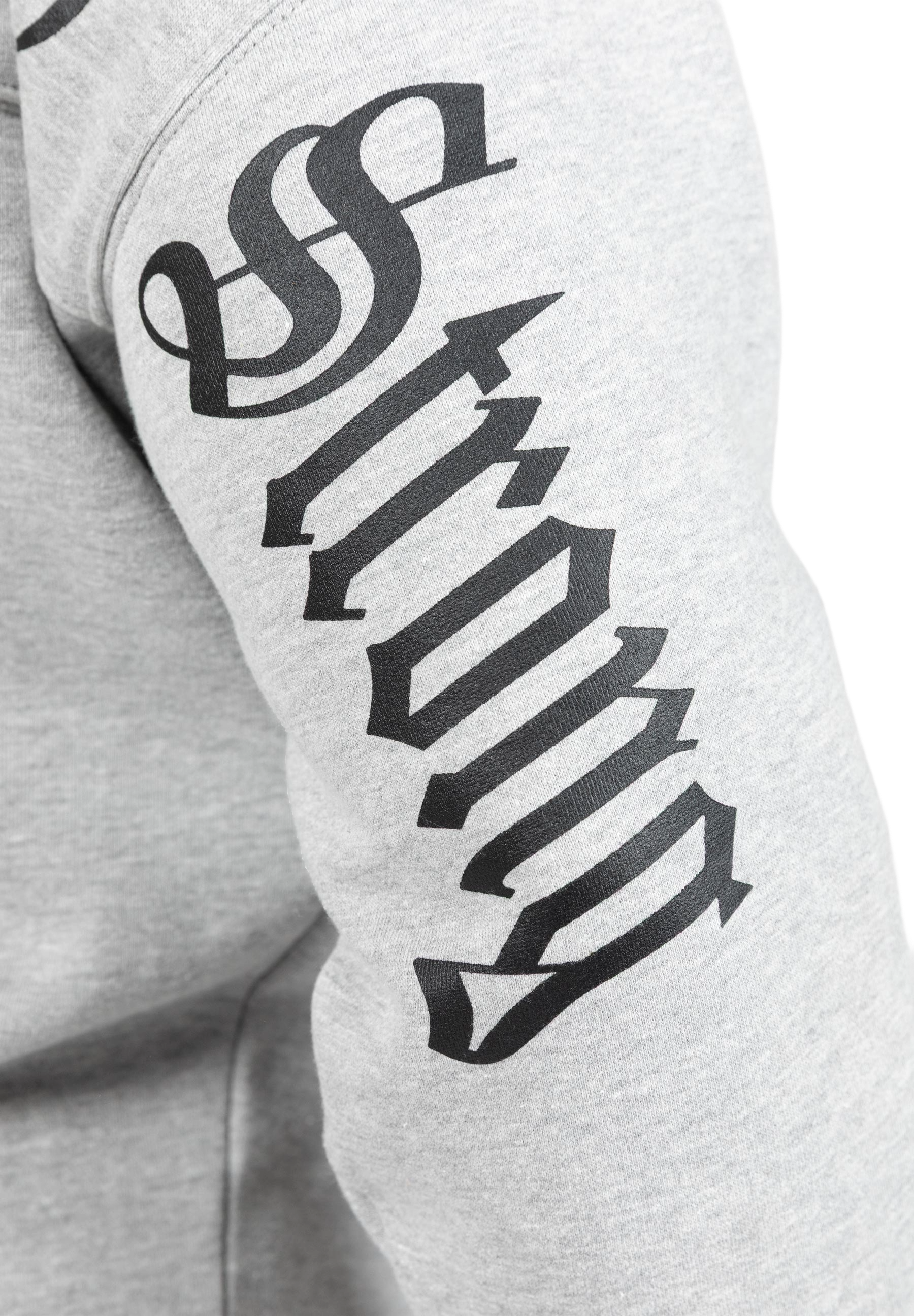 Gorilla Wear Utah Zipped Hoodie, light grey melange