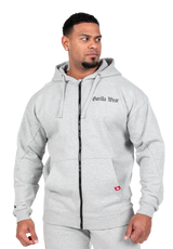 Gorilla Wear Utah Zipped Hoodie, light grey melange