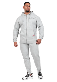 Gorilla Wear Utah Zipped Hoodie, light grey melange