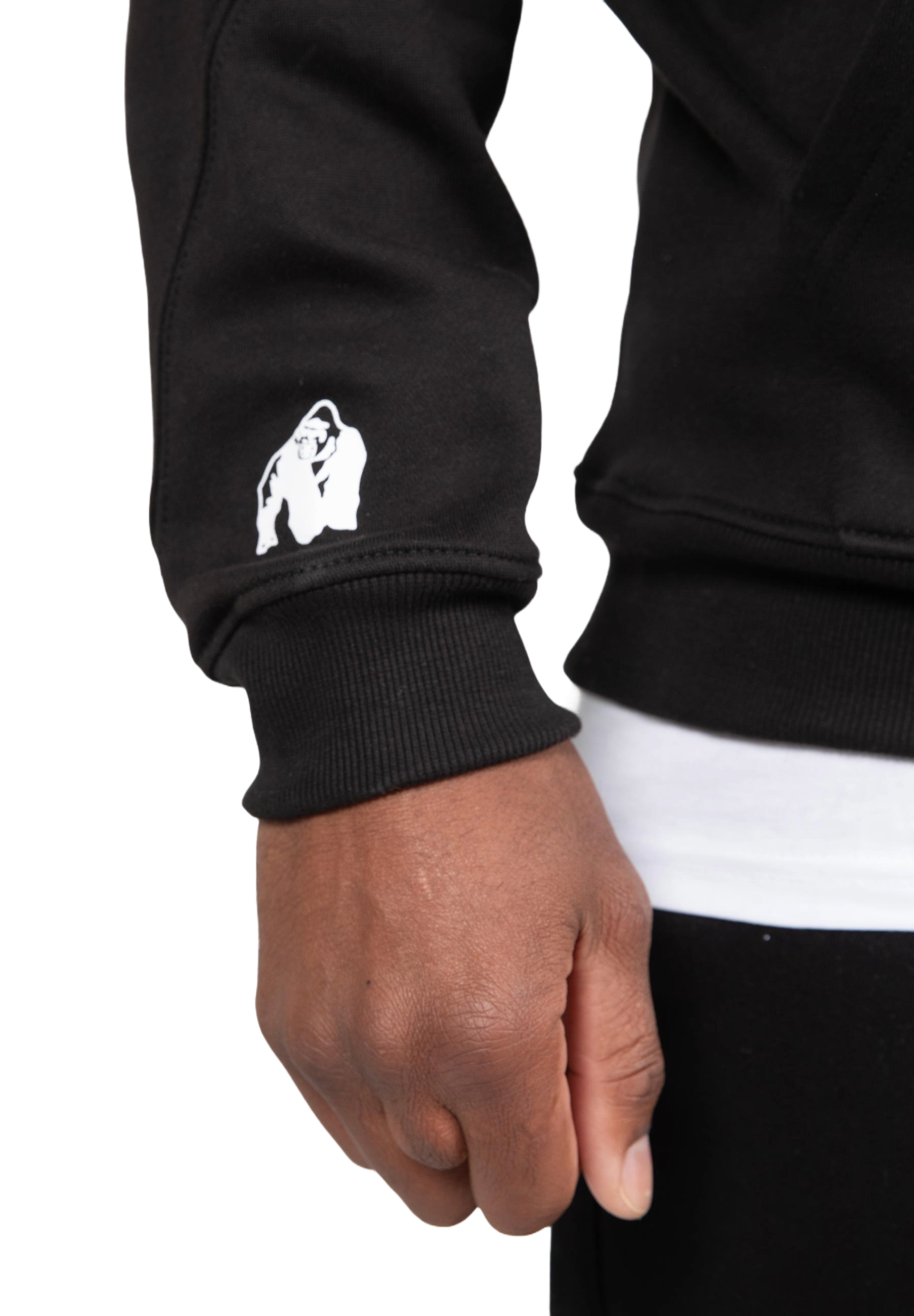 Gorilla Wear Utah Zipped Hoodie, black