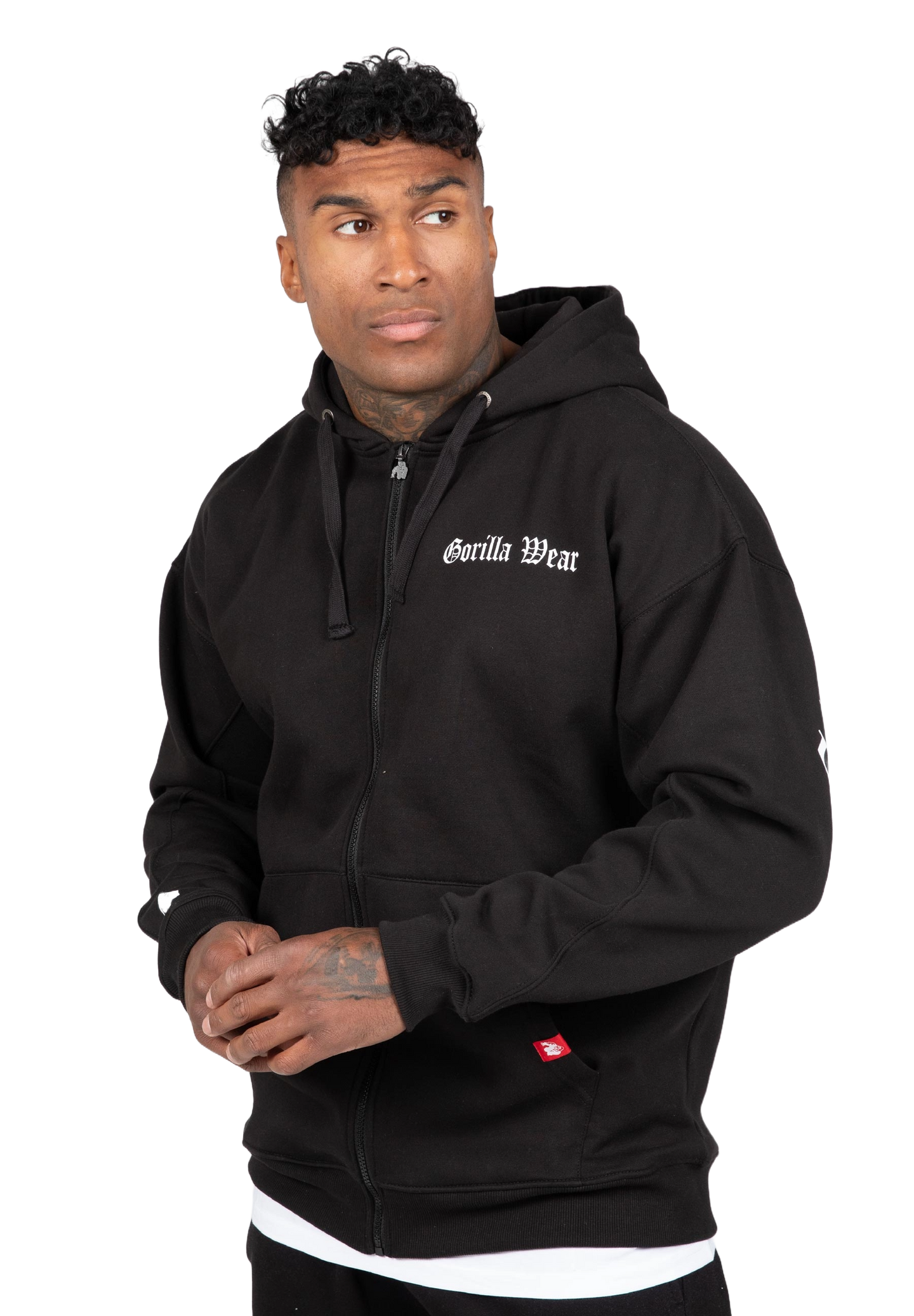 Gorilla Wear Utah Zipped Hoodie, black
