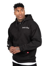 Gorilla Wear Utah Zipped Hoodie, black