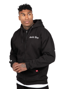 Gorilla Wear Utah Zipped Hoodie, black