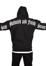 Gorilla Wear Utah Zipped Hoodie, black