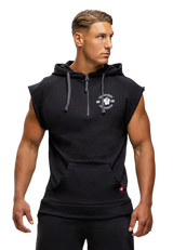 Gorilla Wear Huntley Sleeveless Hoodie, black