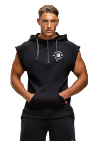 Gorilla Wear Huntley Sleeveless Hoodie, black