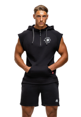 Gorilla Wear Huntley Sleeveless Hoodie, black