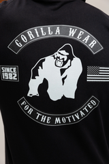 Gorilla Wear Huntley Sleeveless Hoodie, black