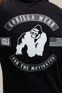 Gorilla Wear Huntley Sleeveless Hoodie, black