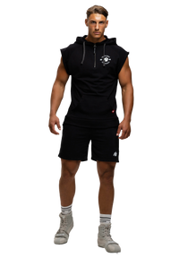 Gorilla Wear Huntley Sleeveless Hoodie, black