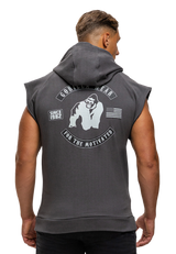 Gorilla Wear Huntley Sleeveless Hoodie, dark grey