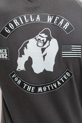 Gorilla Wear Huntley Sleeveless Hoodie, dark grey