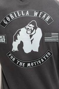 Gorilla Wear Huntley Sleeveless Hoodie, dark grey