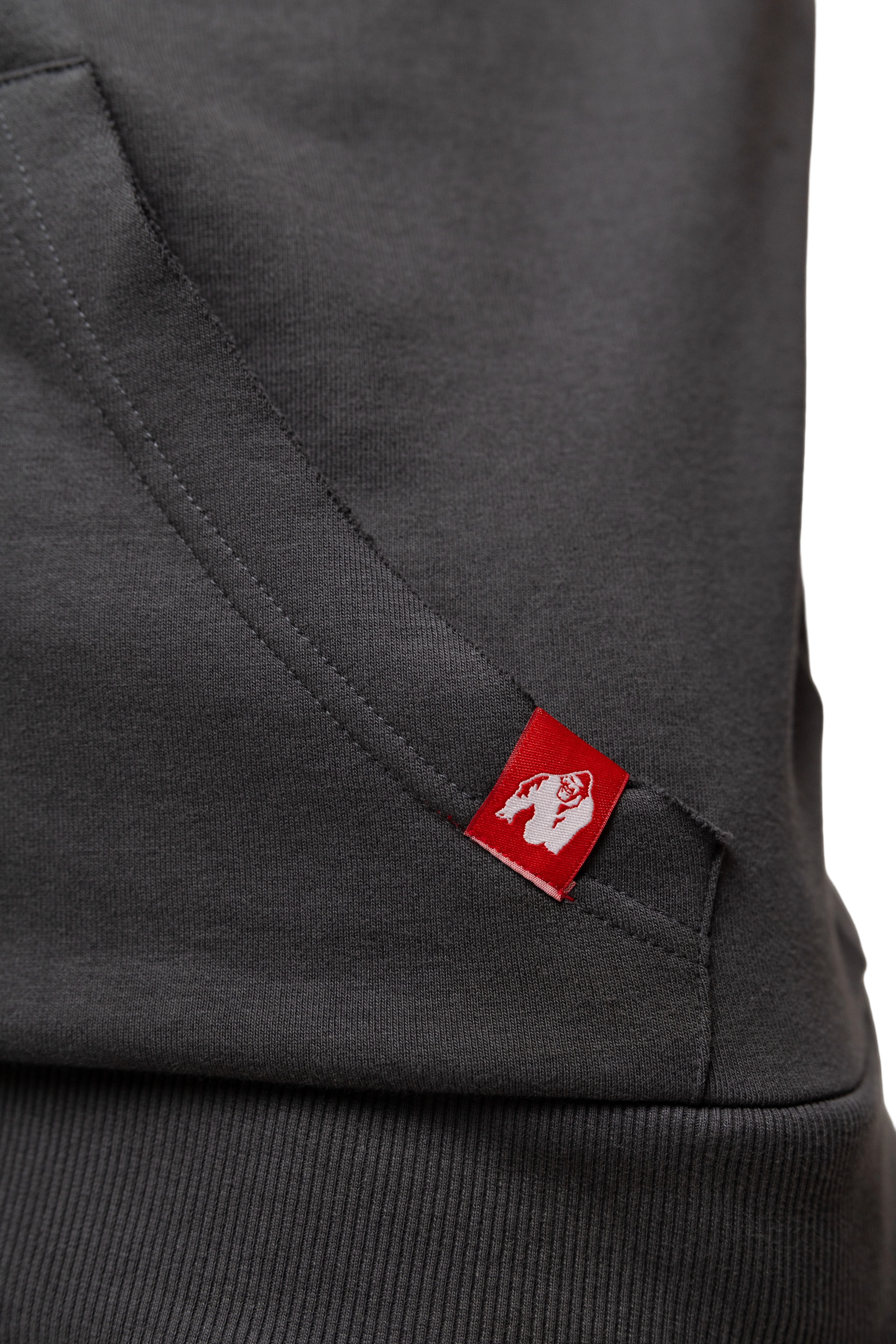 Gorilla Wear Huntley Sleeveless Hoodie, dark grey