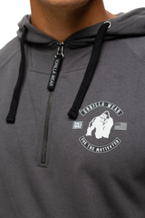 Gorilla Wear Huntley Sleeveless Hoodie, dark grey