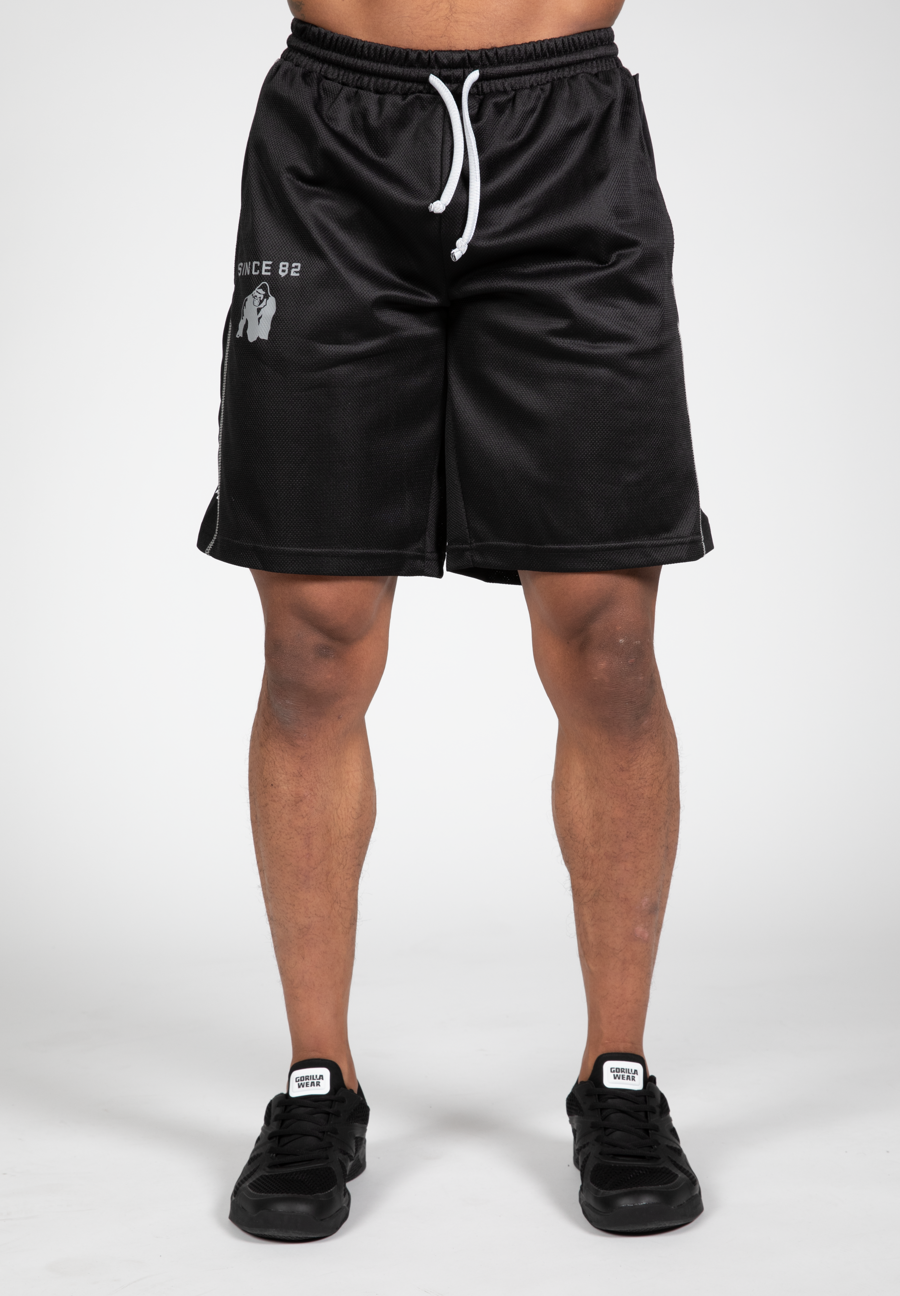 Gorilla Wear Functional Mesh Shorts, black/white