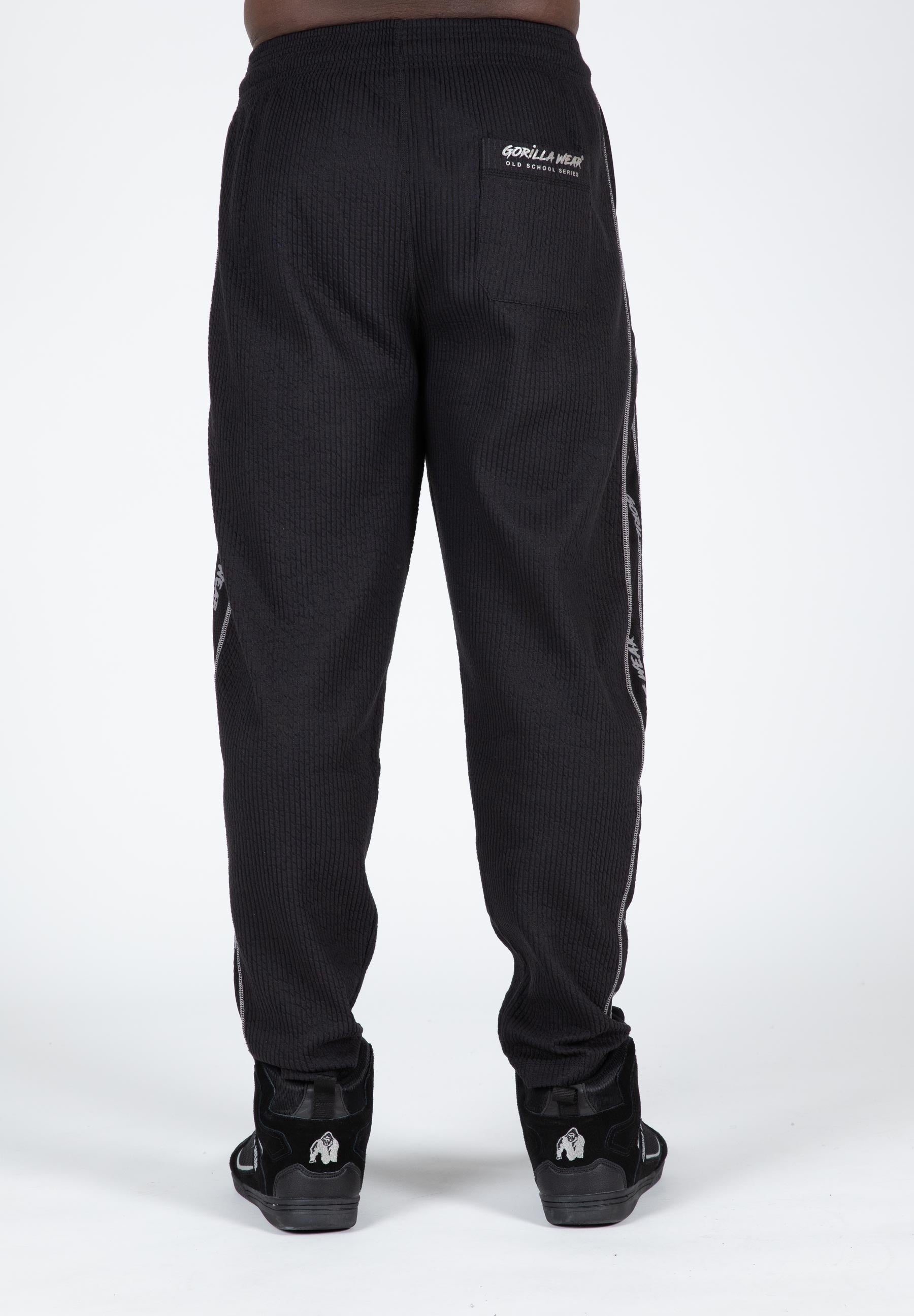 Gorilla Wear Buffalo Old School Workout Pants, black/grey