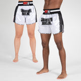 Gorilla Wear Piru Muay Thai Shorts, white/black