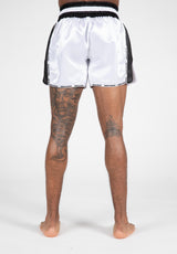 Gorilla Wear Piru Muay Thai Shorts, white/black