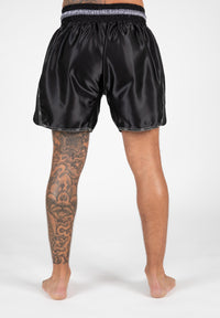 Gorilla Wear Piru Muay Thai Shorts, black